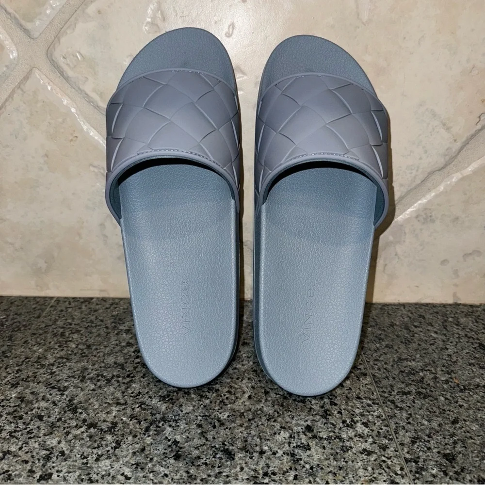Vince Women's Watley Eva Slides Sandals Highwater Blue Size‎ 12 NWB NWT
